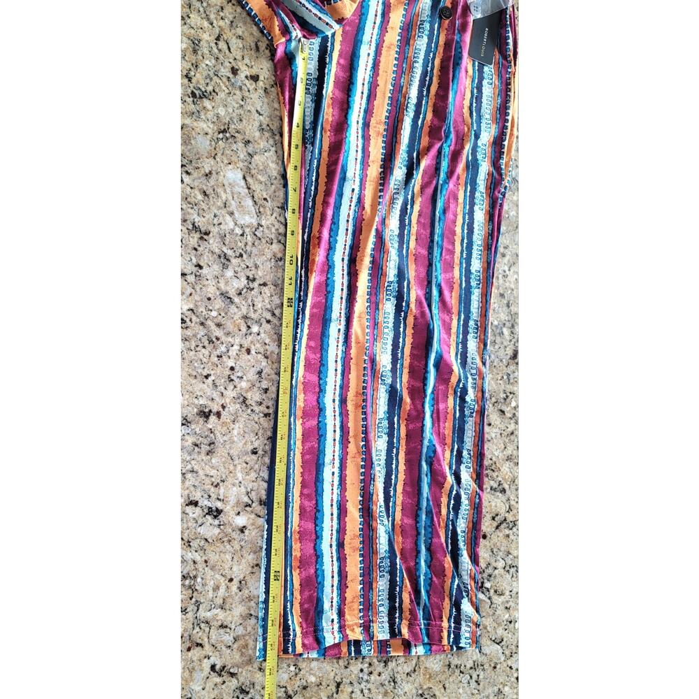 Robert Louis Women's Stretch Loose/Wide Leg Coral/Teal Pants w/ Pockets Sz: PL - Picture 14 of 16